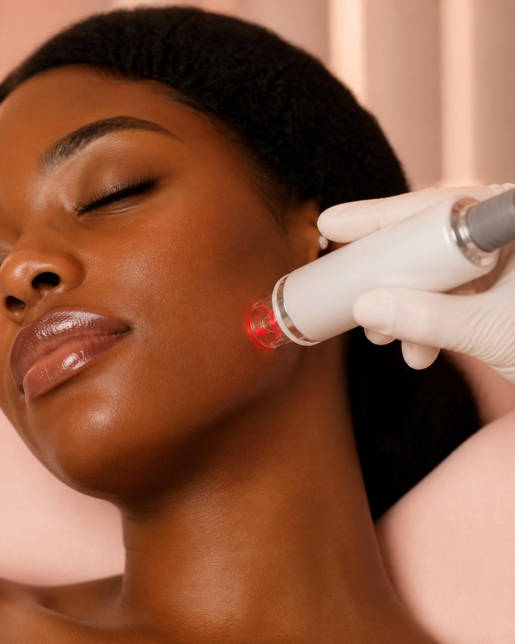 Skin Care Laser — representing the full spectrum of melanin skin tones at Camo Blush Studios
