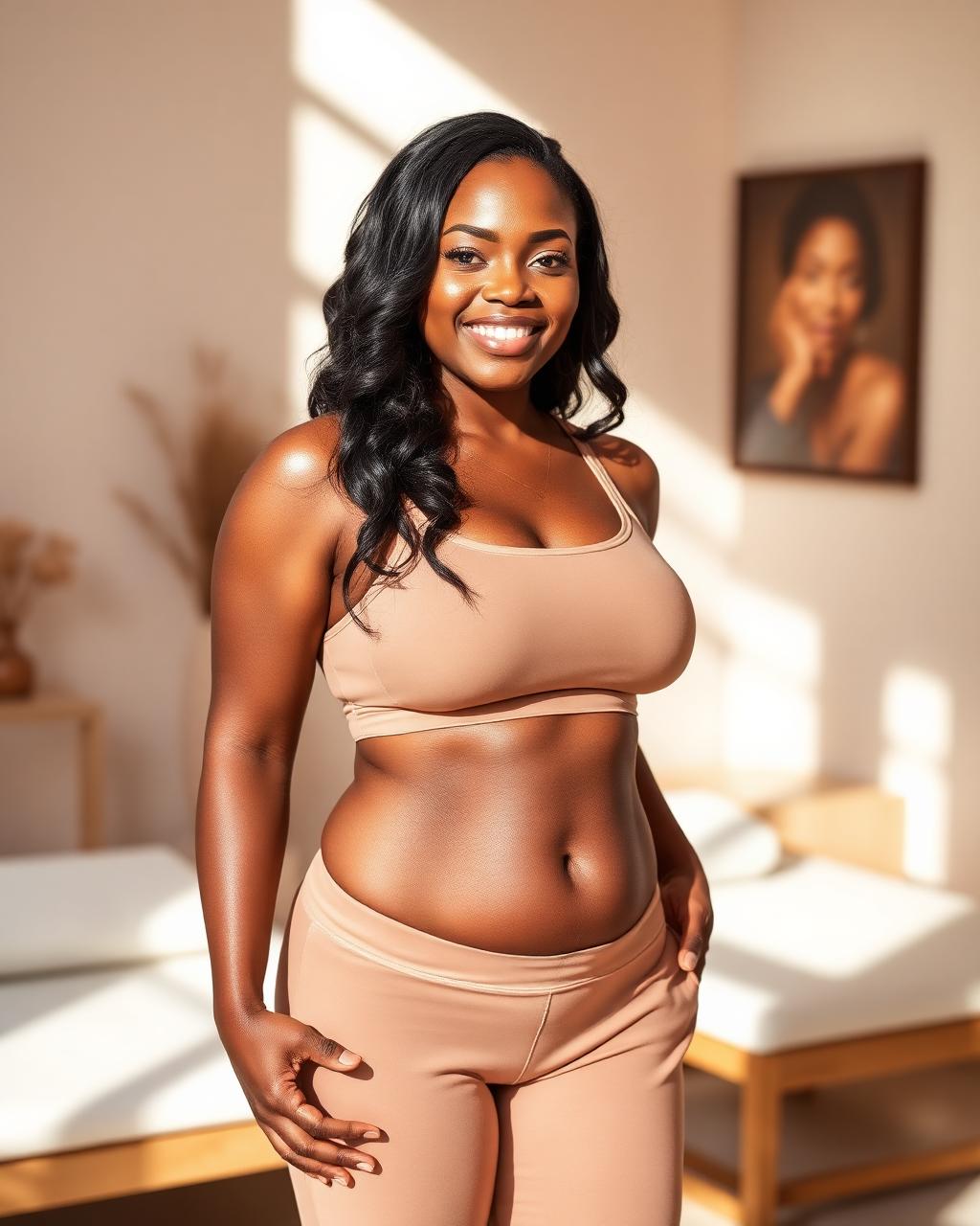 Melanin weight loss transformation at Camo Blush Studios